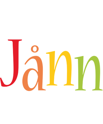 Jånn birthday logo