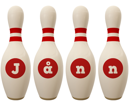 Jånn bowling-pin logo