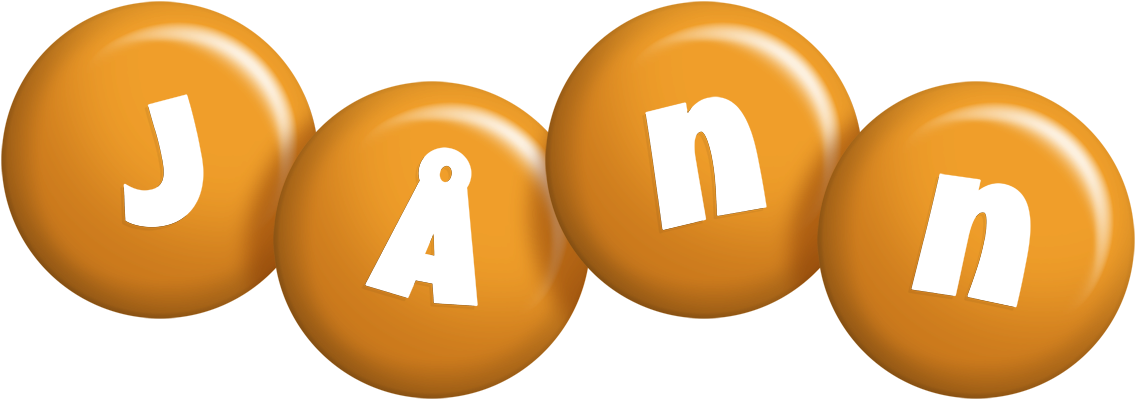 Jånn candy-orange logo