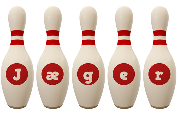 Jæger bowling-pin logo