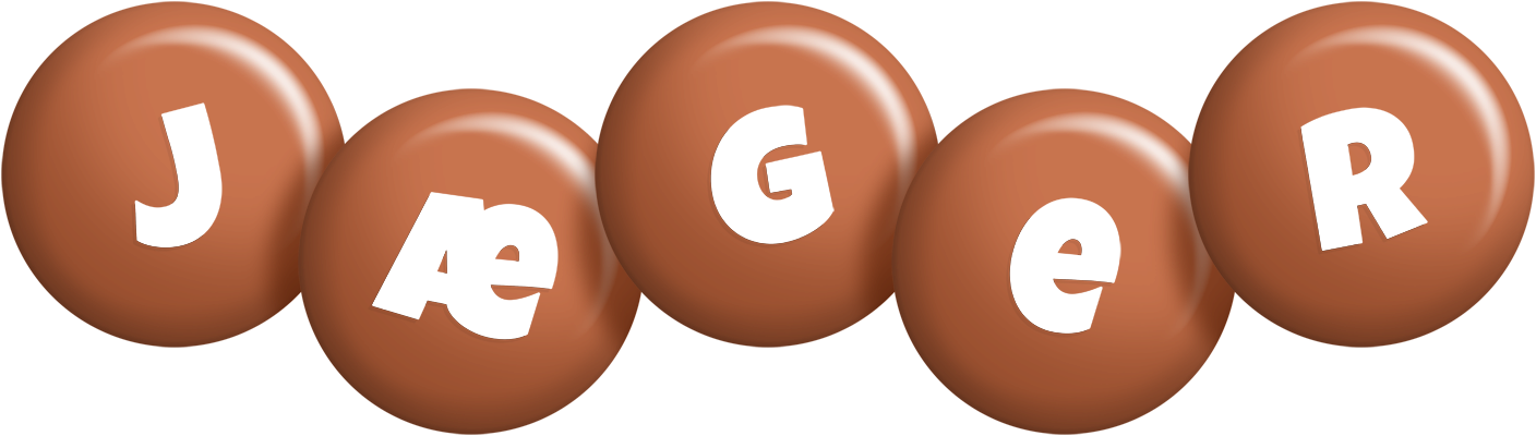 Jæger candy-brown logo