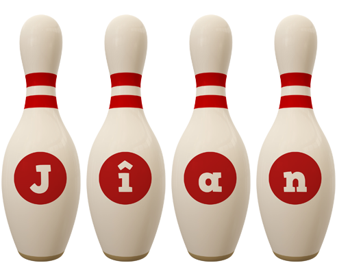 Jîan bowling-pin logo