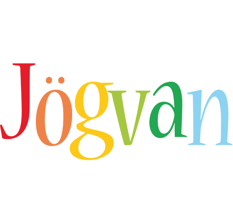 Jögvan birthday logo