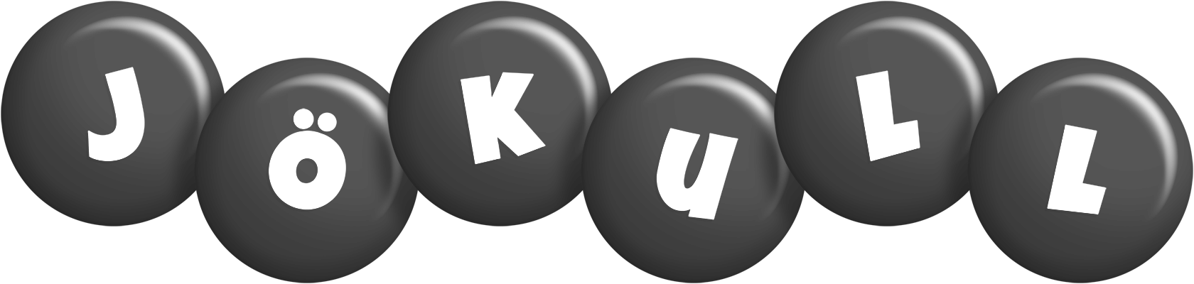 Jökull candy-black logo