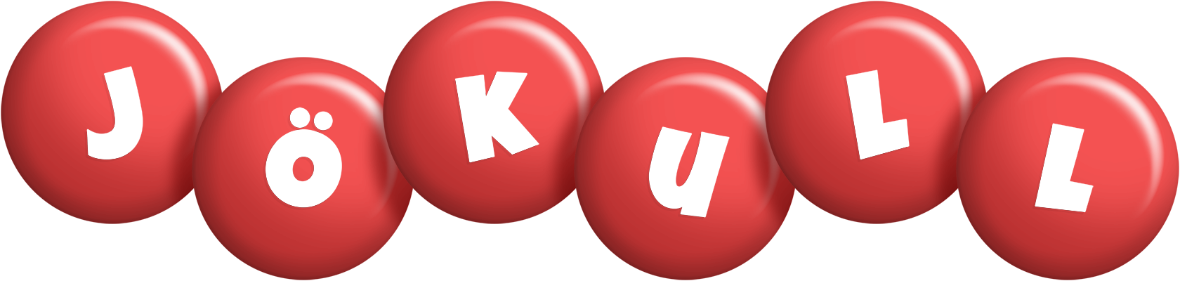 Jökull candy-red logo