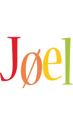 Jøel birthday logo