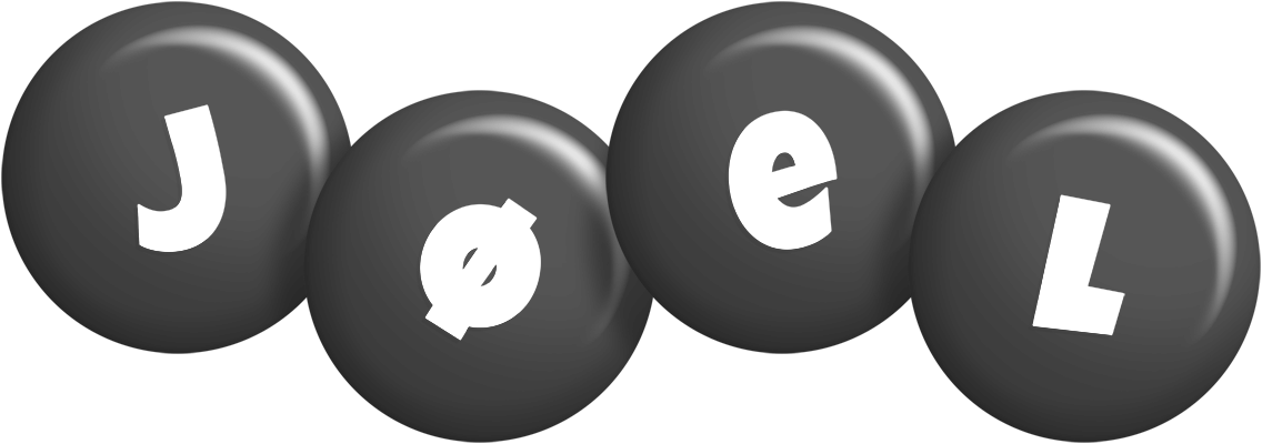 Jøel candy-black logo