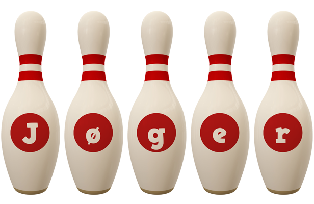 Jøger bowling-pin logo