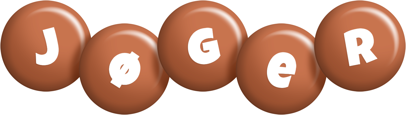 Jøger candy-brown logo
