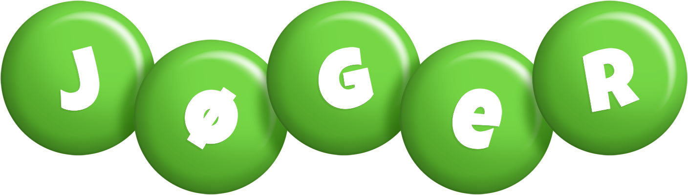 Jøger candy-green logo