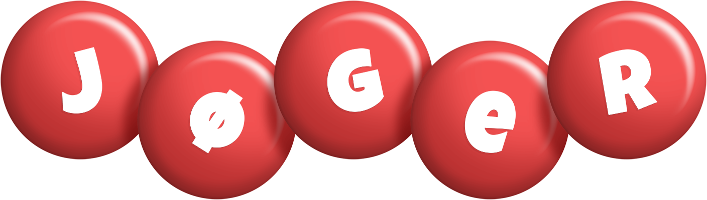 Jøger candy-red logo
