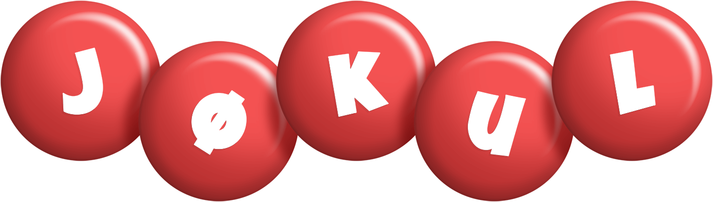 Jøkul candy-red logo