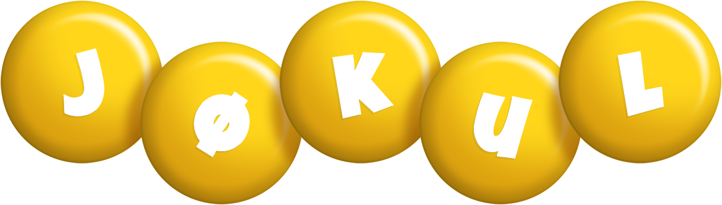 Jøkul candy-yellow logo
