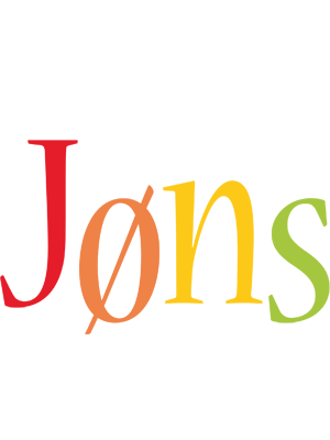 Jøns birthday logo