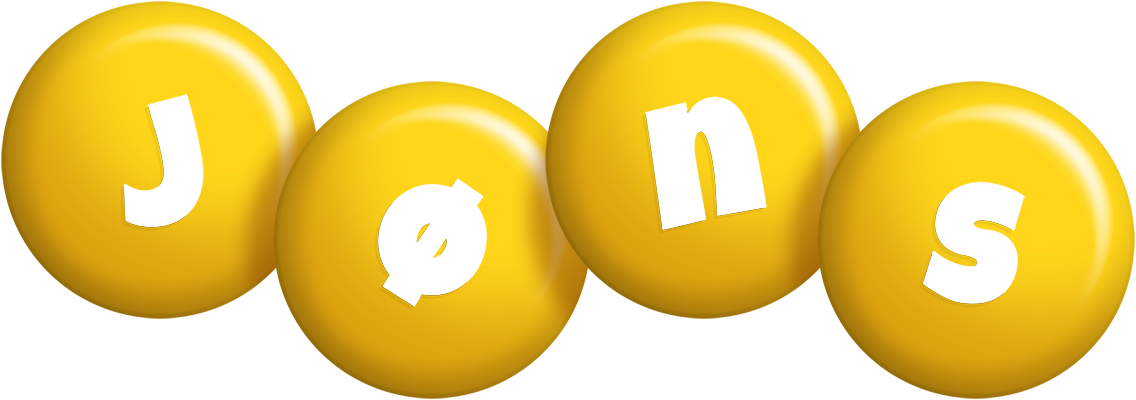 Jøns candy-yellow logo