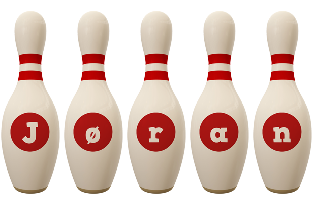 Jøran bowling-pin logo