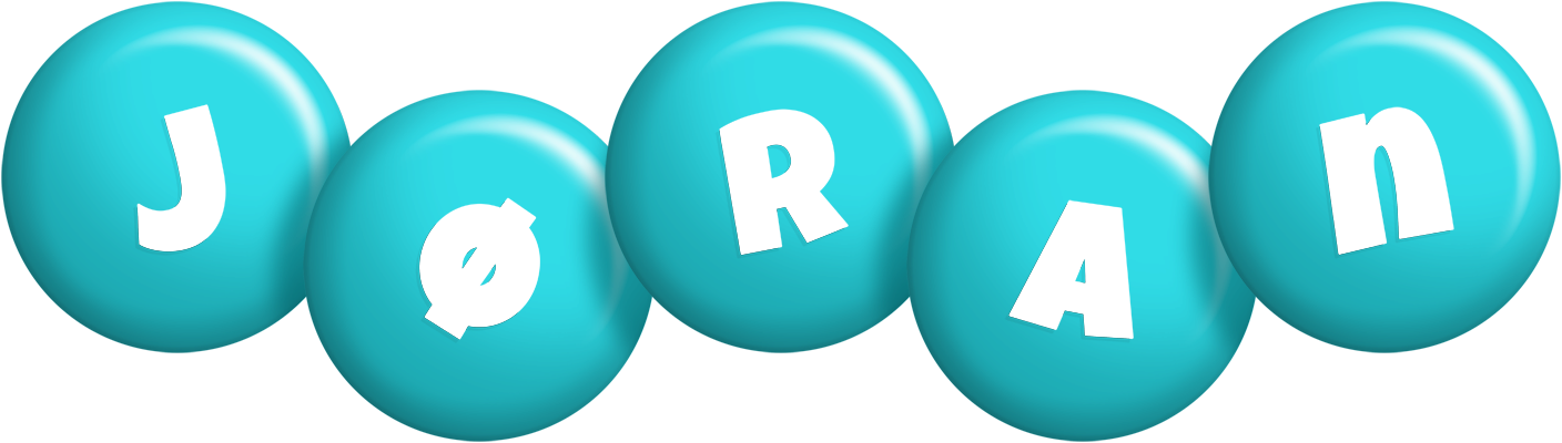 Jøran candy-azur logo