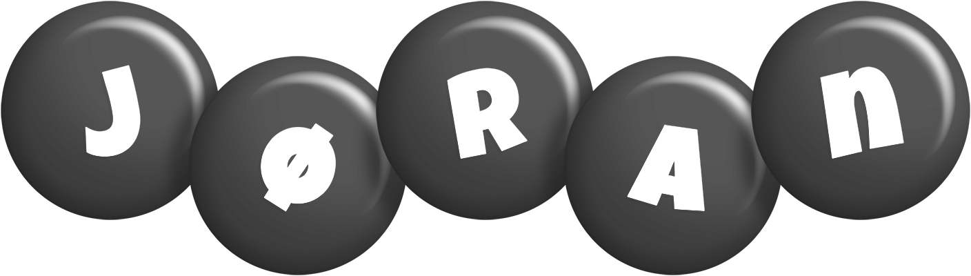 Jøran candy-black logo