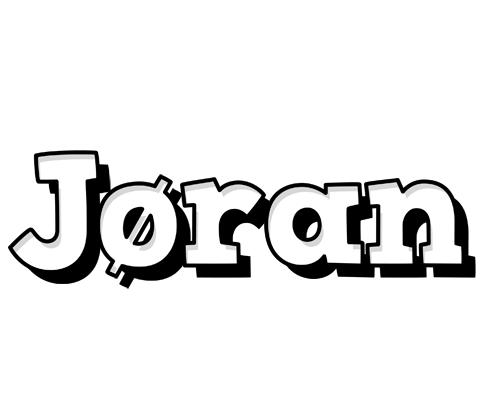 Jøran snowing logo