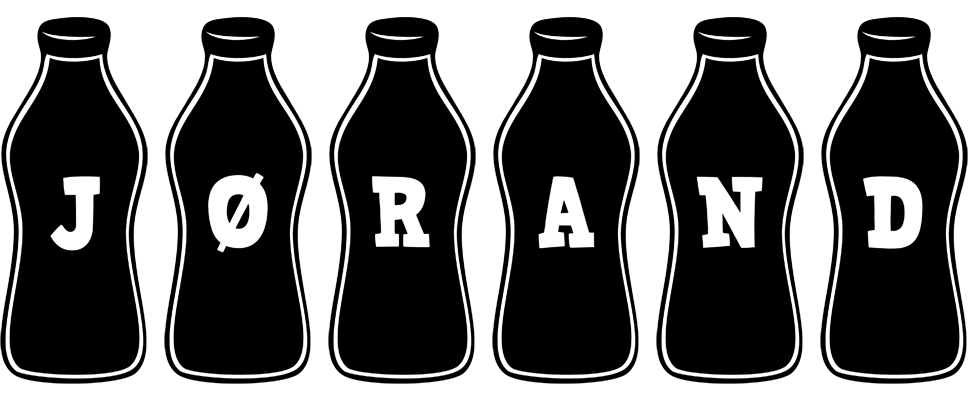 Jørand bottle logo