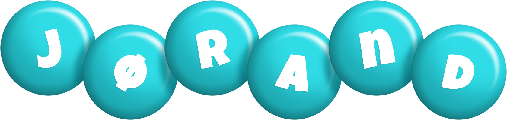 Jørand candy-azur logo