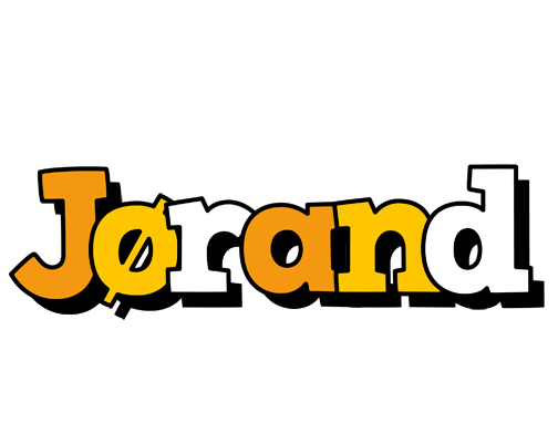 Jørand cartoon logo