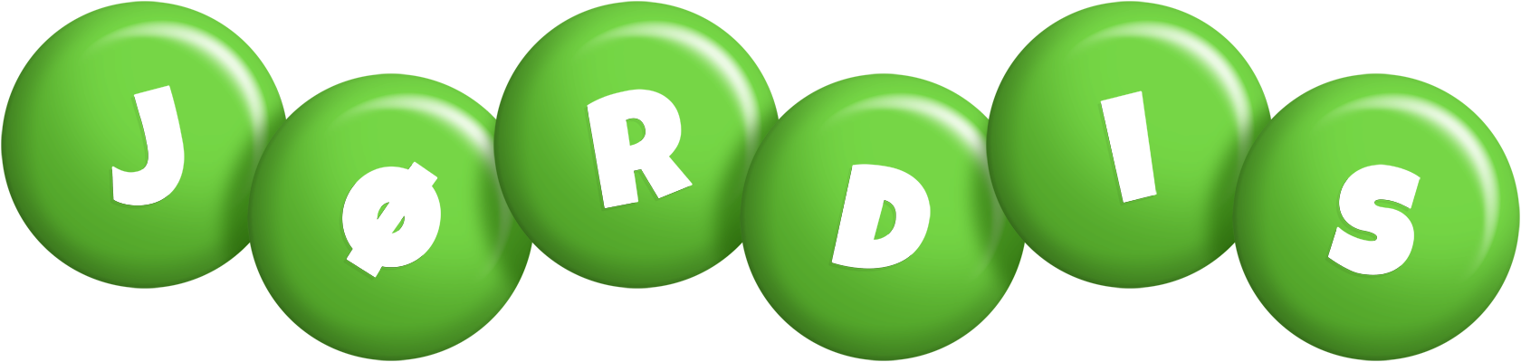 Jørdis candy-green logo