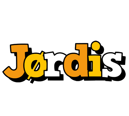 Jørdis cartoon logo