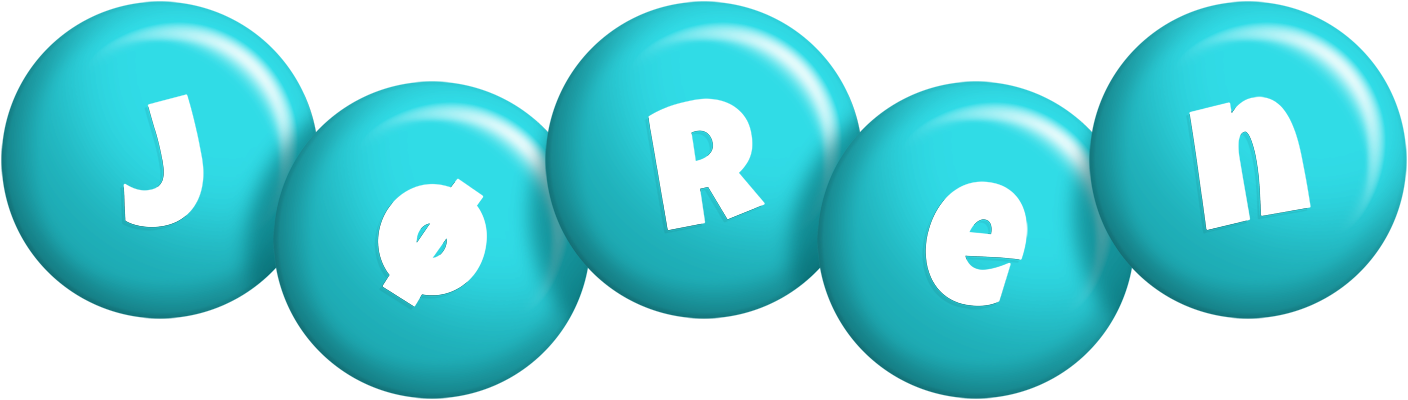 Jøren candy-azur logo
