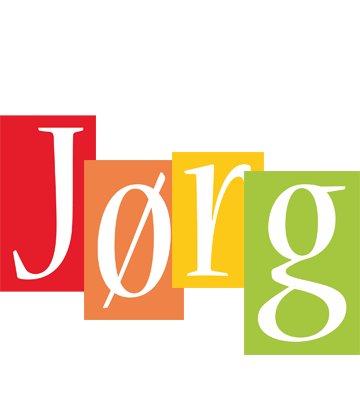 Jørg colors logo