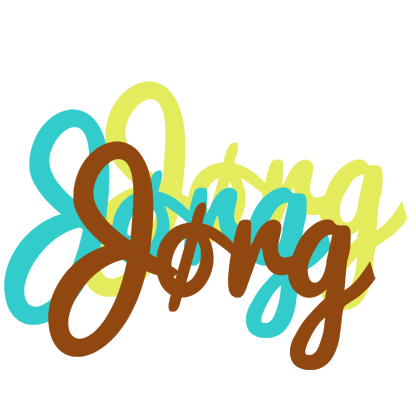 Jørg cupcake logo