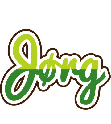 Jørg golfing logo
