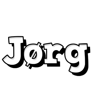 Jørg snowing logo