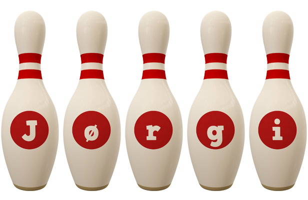 Jørgi bowling-pin logo