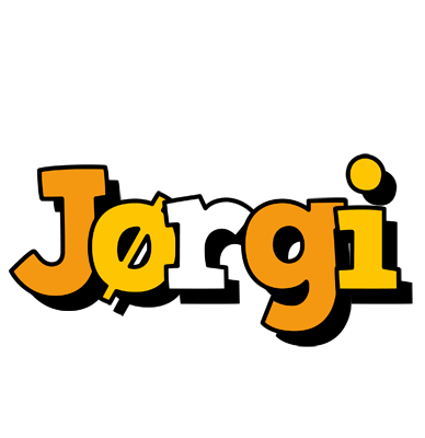 Jørgi cartoon logo
