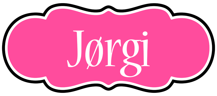 Jørgi invitation logo