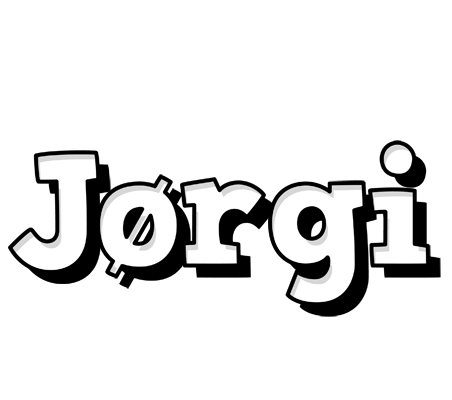Jørgi snowing logo