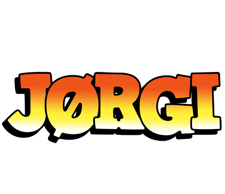 Jørgi sunset logo