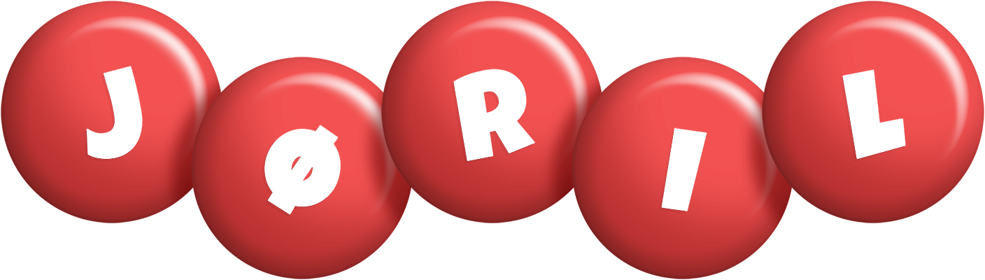 Jøril candy-red logo