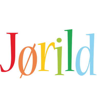 Jørild birthday logo
