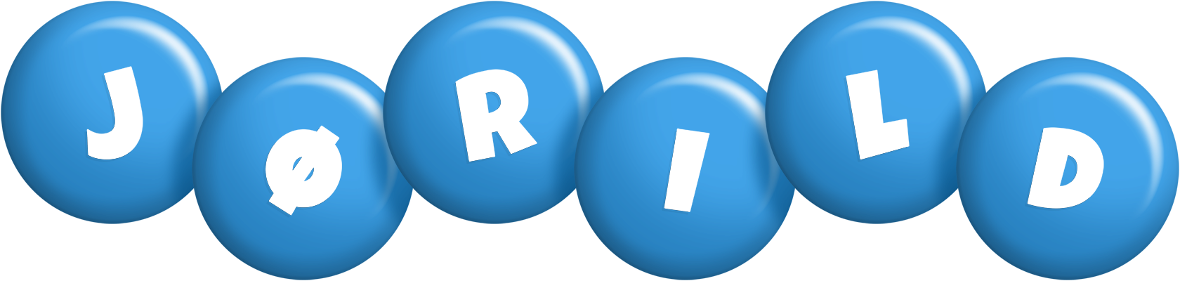 Jørild candy-blue logo