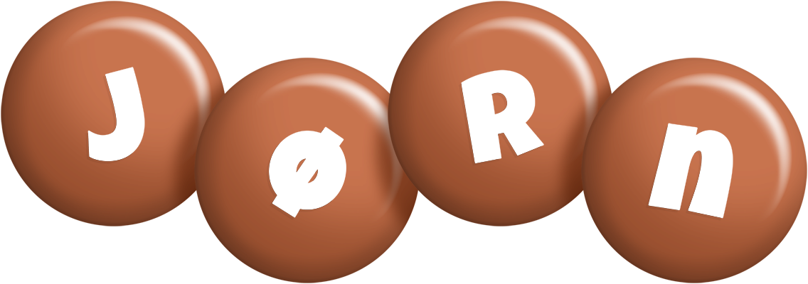 Jørn candy-brown logo