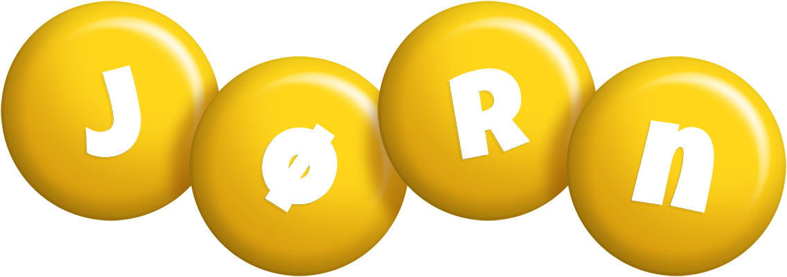 Jørn candy-yellow logo