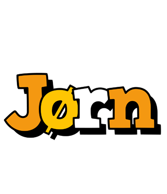 Jørn cartoon logo
