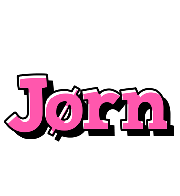 Jørn girlish logo