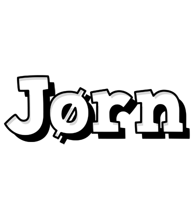 Jørn snowing logo