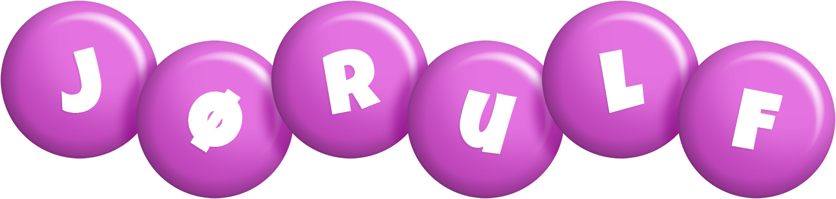 Jørulf candy-purple logo