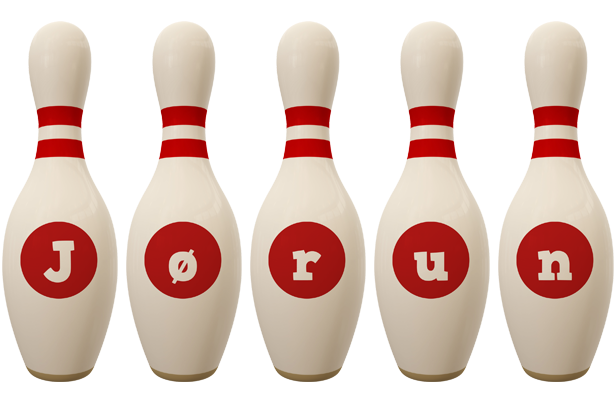 Jørun bowling-pin logo