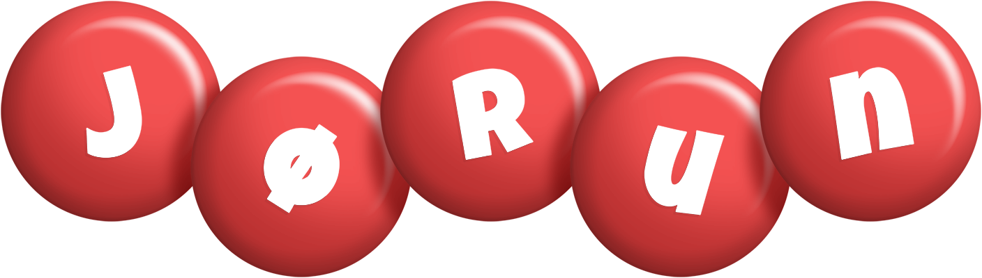 Jørun candy-red logo