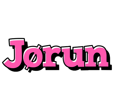 Jørun girlish logo